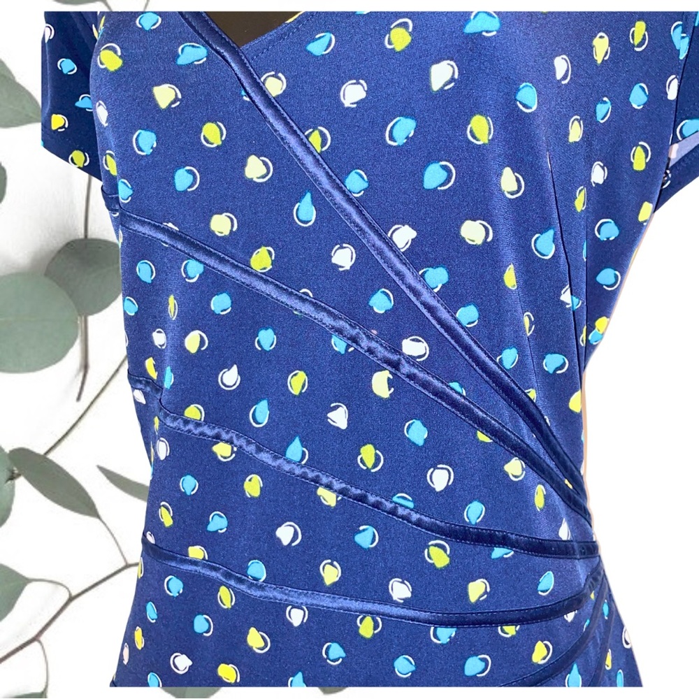 Faux Wrap-Style Dress by East 5th
